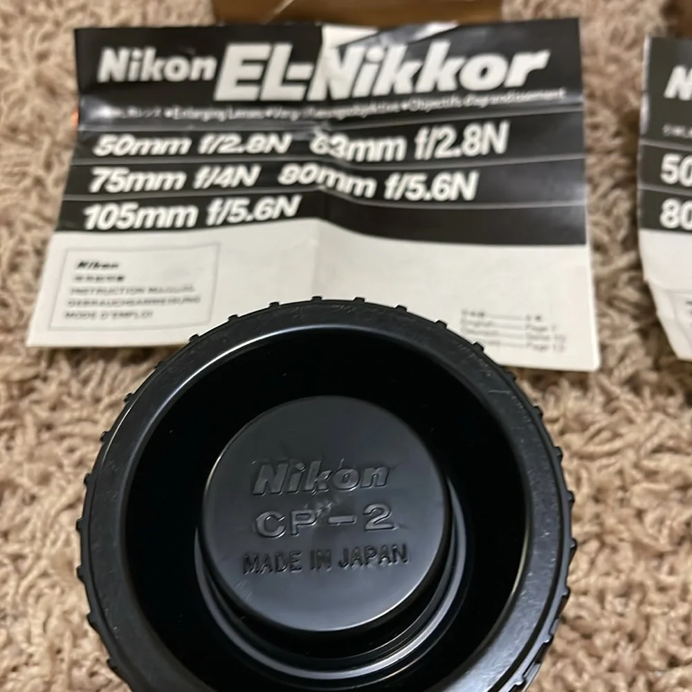 Nikon EL-Nikkor 75mm & 50mm enlarging lenses. - Picture 3 of 7
